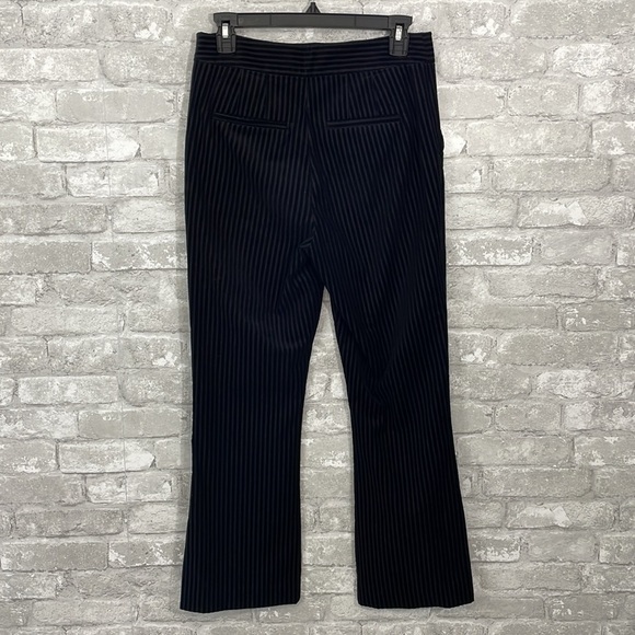 Frame Velvet Striped Cropped Pants - Picture 4 of 8